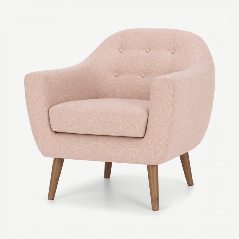 Ritchie fauteuil, Orleans roze