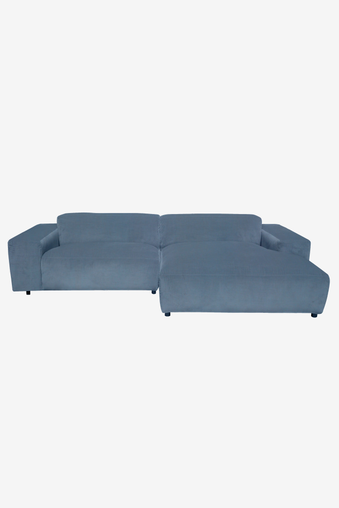 King 3-zits bank chaise longue rechts pacific