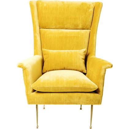 Kare Design Fauteuil Vegas Forever Yellow