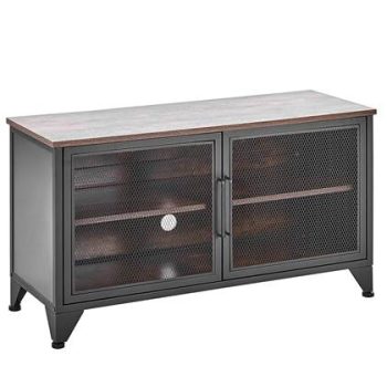 Beliani VINCE TV-meubel donkere houtkleur