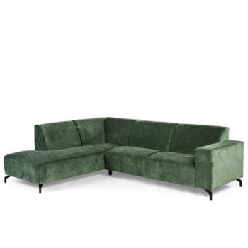 Duverger Colton - Sofa - 3-zit bank - chaise longue links - groen -