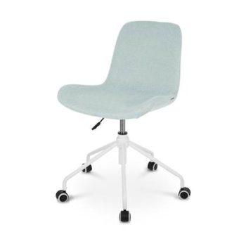 Nolon Nout bureaustoel lichtblauw - wit onderstel