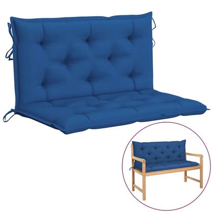 vidaXL Kussen voor schommelstoel 100 cm stof blauw