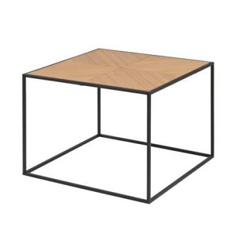 Lisomme Sil houten salontafel naturel - 60 x 60 cm